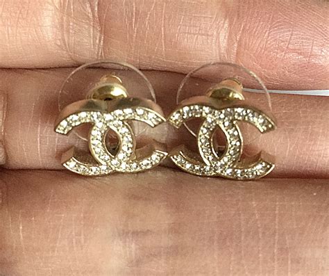 chanel fake gold earrings|how to authenticate chanel earrings.